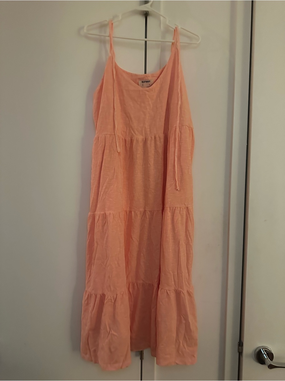 🆕 Old Navy Peach Spaghetti Strap Maxi Dress